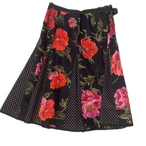 Y2K Dolce Apparel Floral Beaded Skirt